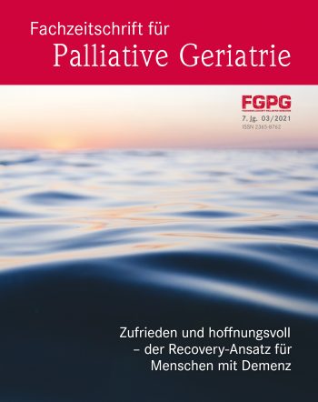 Fachzeitschrift für Palliative Geriatrie 3/21