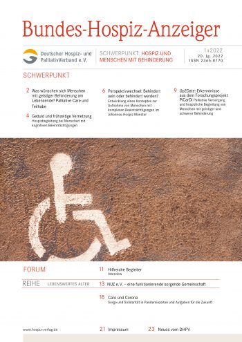 Bundes-Hospiz-Anzeiger 01/2022