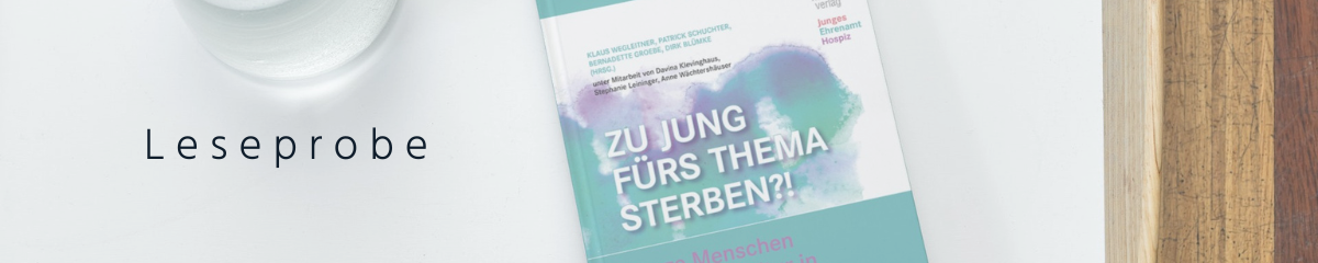 Leseprobe Zu jung fürs Thema Sterben