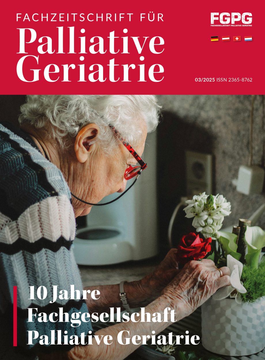 Fachzeitschrift für Palliative Geriatrie 3/25