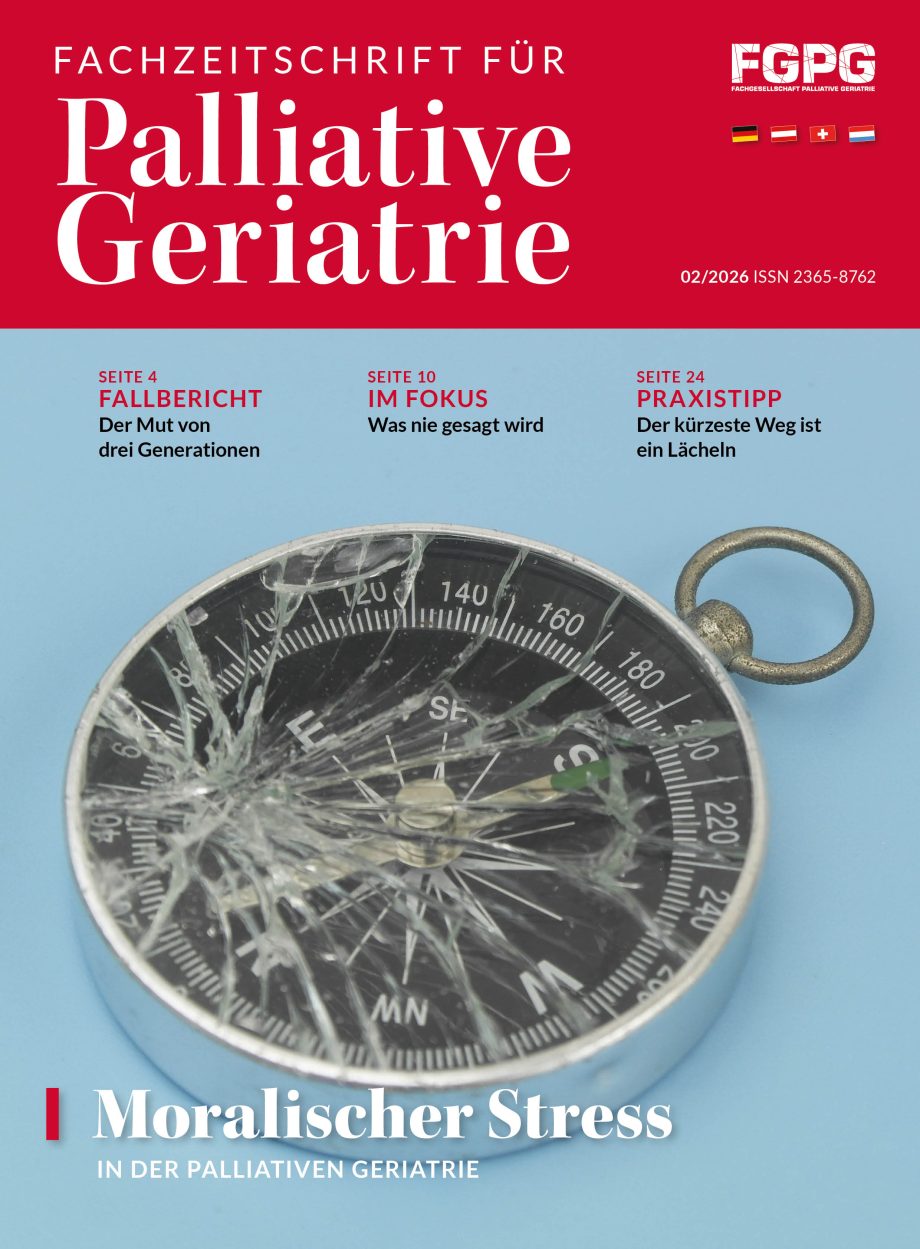 FZPG_02-2026-Cover Fachzeitschrift für Palliative Geriatrie 2/26