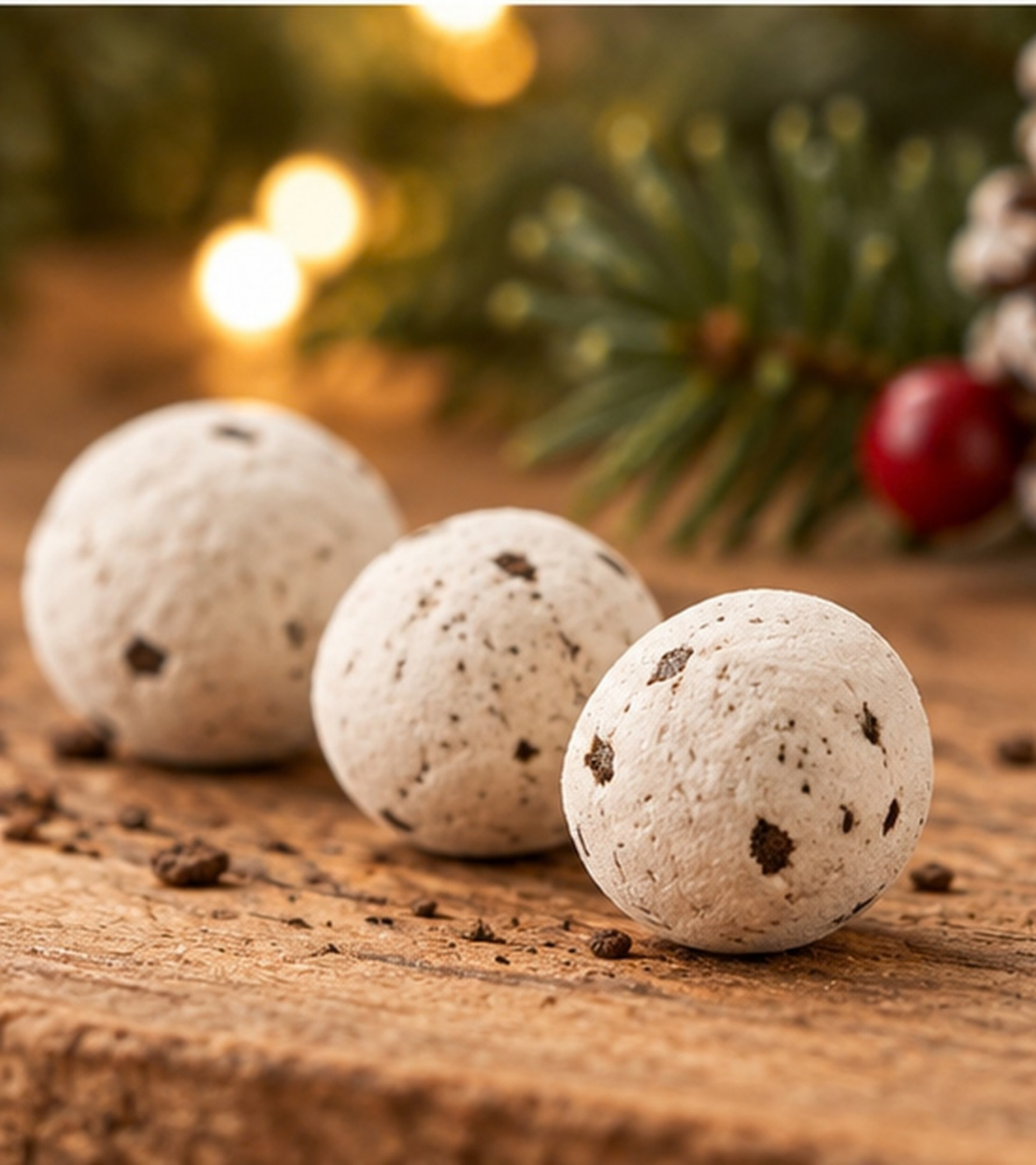 Schneemannbäuche – Blumenmurmeln als kleines Weihnachtsgeschenk
